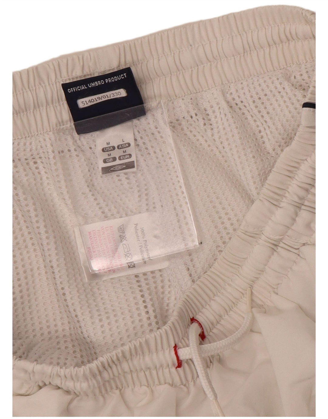 Umbro Herre Grafiske Badeshorts Medium Hvid Polyester
