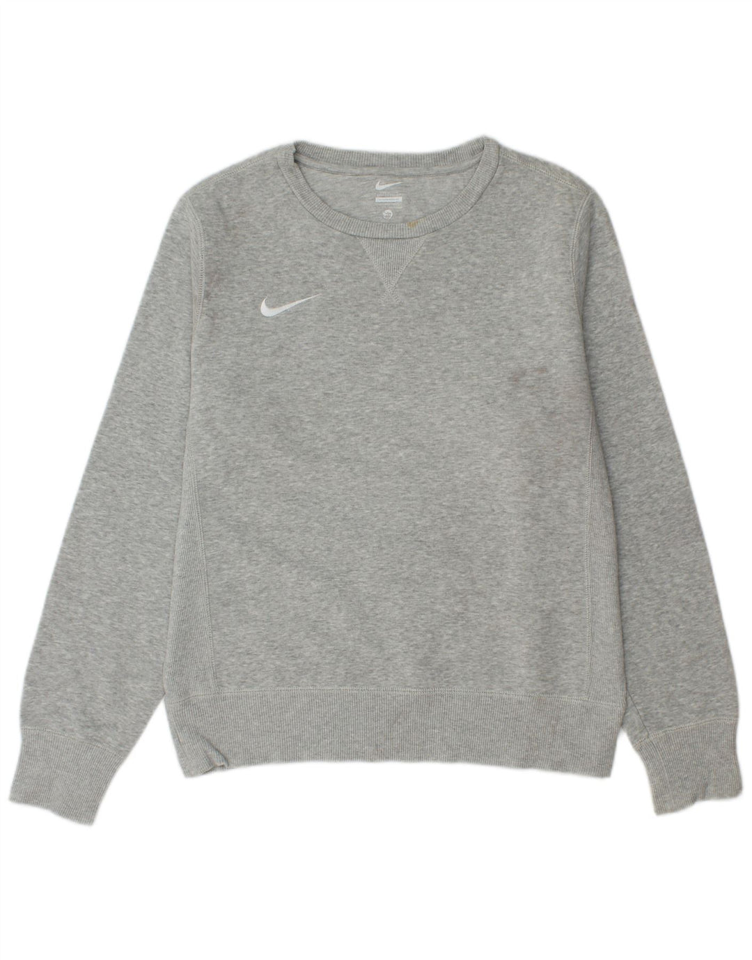 Nike Mens Sweatshirt Jumper Small Grey Flecked Cotton