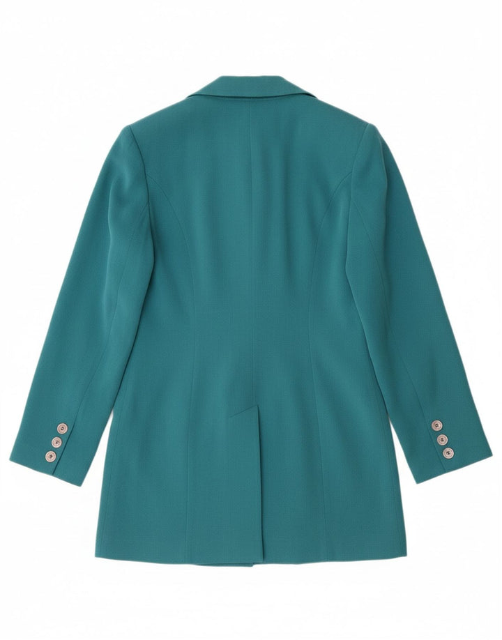 PRINCIPLES Womens Double Breasted Blazer Jacket UK 12 Medium Turquoise