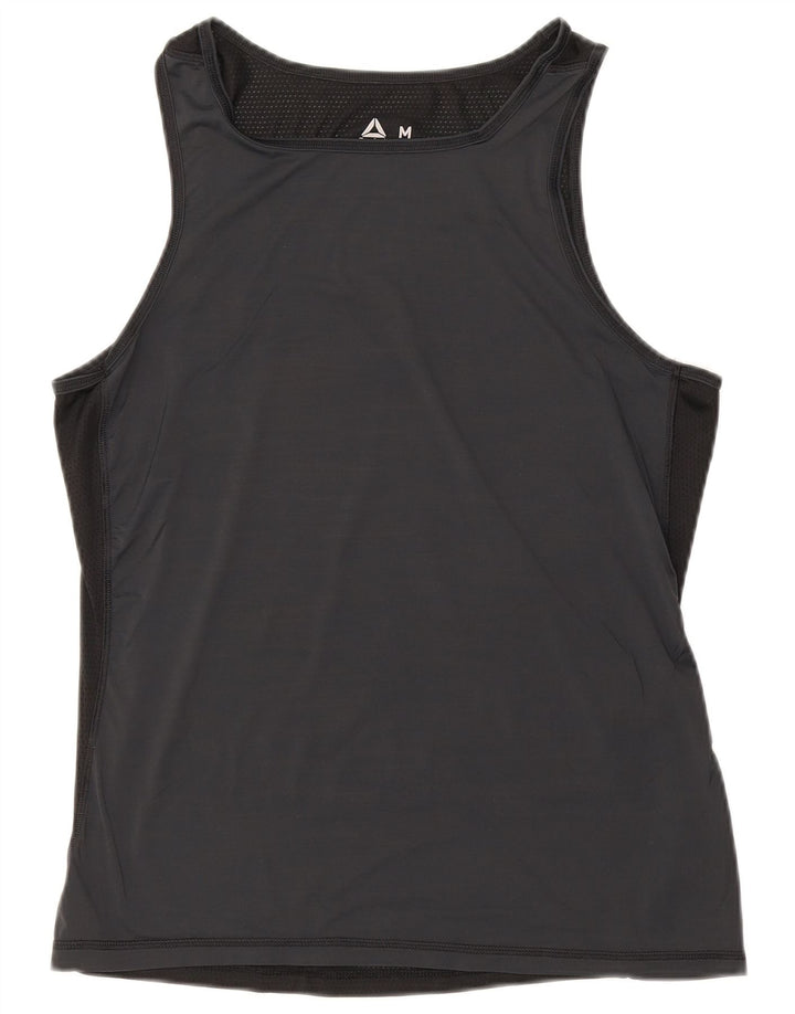 Reebok Mens Vest Top Medium Black Colourblock