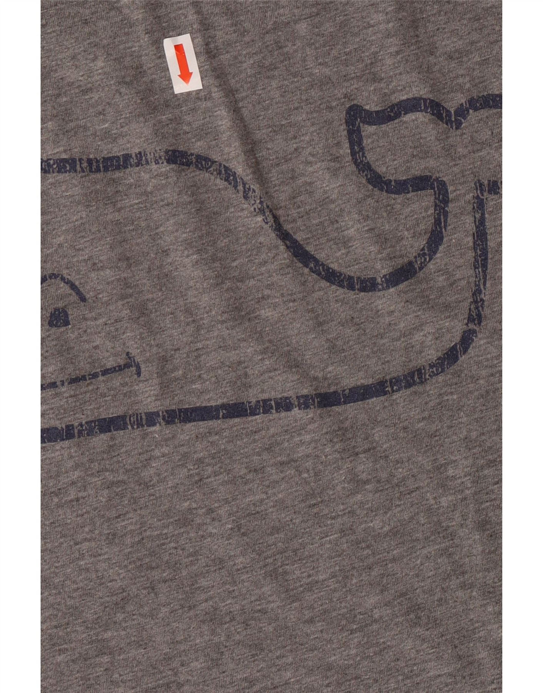 VINEYARD VINES Womens Graphic Top Long Sleeve UK 18 XL Grey Polyester