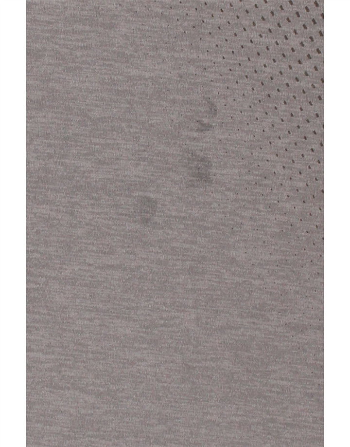 UNDER ARMOUR Mens Polo Shirt XL Grey Spotted Polyester
