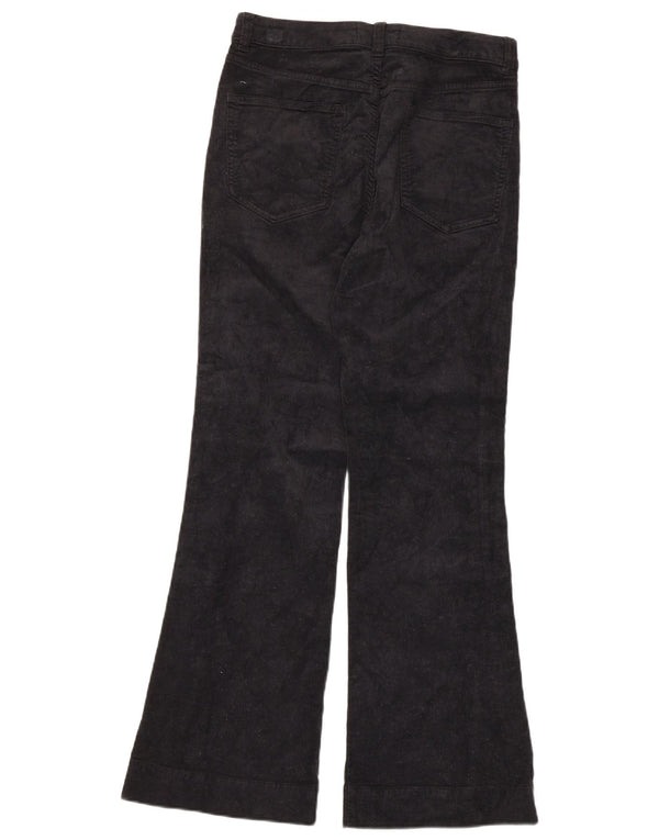 Pantaloni din velur pentru femei Marks & Spencer UK 12 Medium W30 L30 Bleumarin