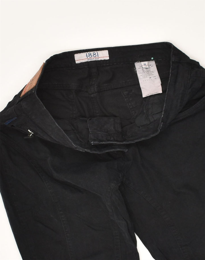 CERRUTI Womens Casual Trousers W28 L29 Black Cotton | Vintage Cerruti | Thrift | Second-Hand Cerruti | Used Clothing | Messina Hembry 