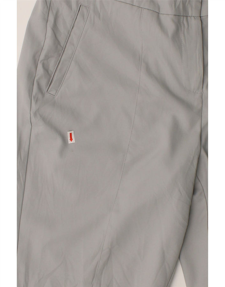 IZOD Womens Casual Shorts US 12 Large W34 Grey Polyester Vintage Izod and Second-Hand Izod from Messina Hembry 