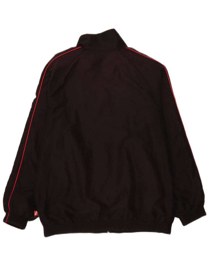 Lotto Mens Tracksuit Top Jacket Medium Black Polyester