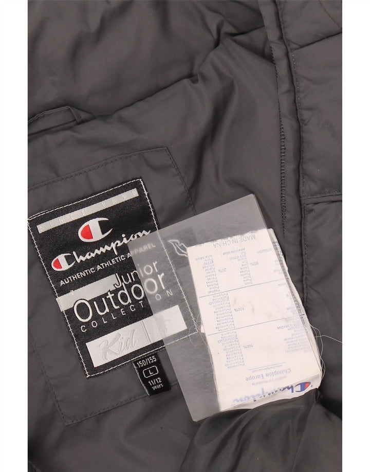 Champion Boys padded Jacket 11-12 Years Larg Grey Polyamide