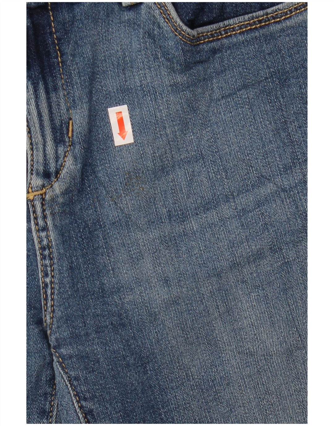 EDDIE BAUER Womens Slightly Curvy Straight Jeans US 6 Medium W27 L30 Blue