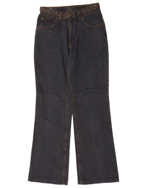 Marks & Spencer Damen Bootcut-Jeans UK 10 Small W28 L30 Marineblau