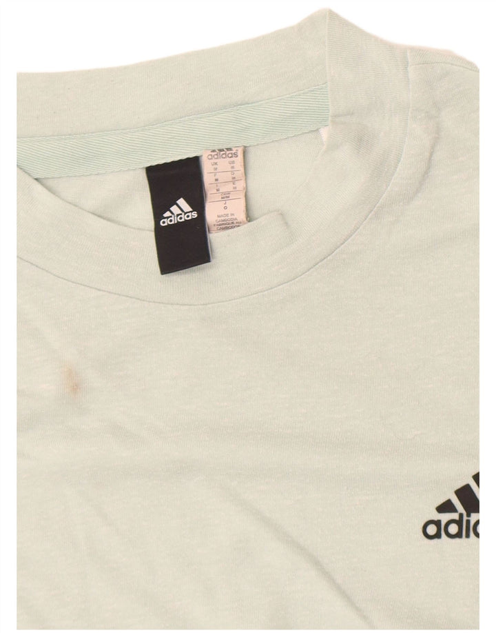 Adidas Mens T-Shirt Top Medium Green