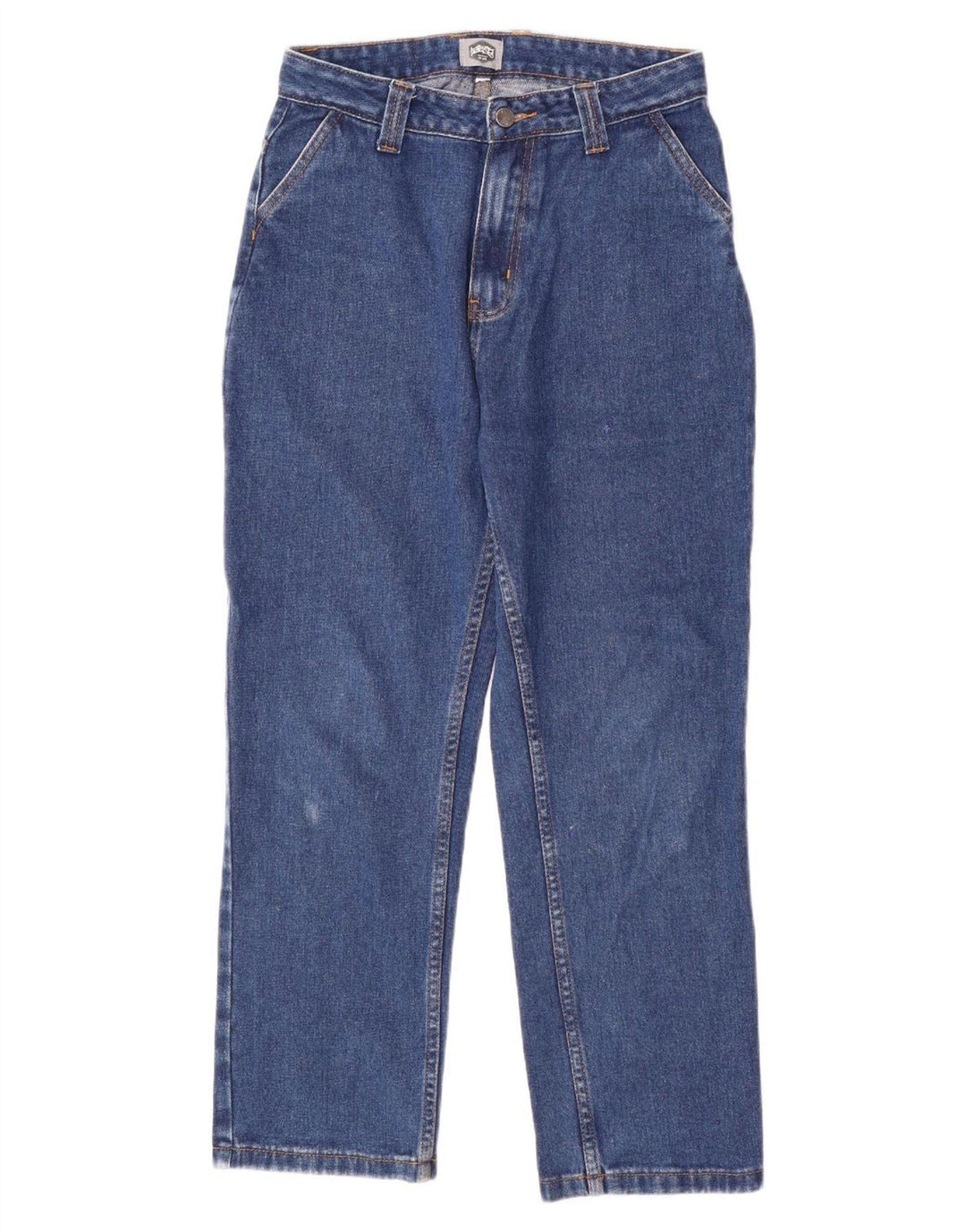 VINTAGE Womens Straight Jeans W28 L27 Blue
