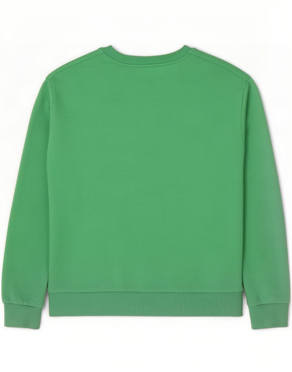 Pulover supradimensionat pentru femei Marks & Spencer UK 10 Bumbac verde mic