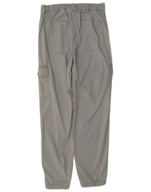 Marks & Spencer Pantalon cargo taille haute pour femme UK 10 Small W27 L29 Gris