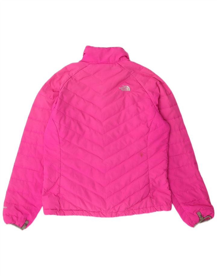 THE NORTH FACE Womens Padded Jacket UK 16 Large Pink Polyester