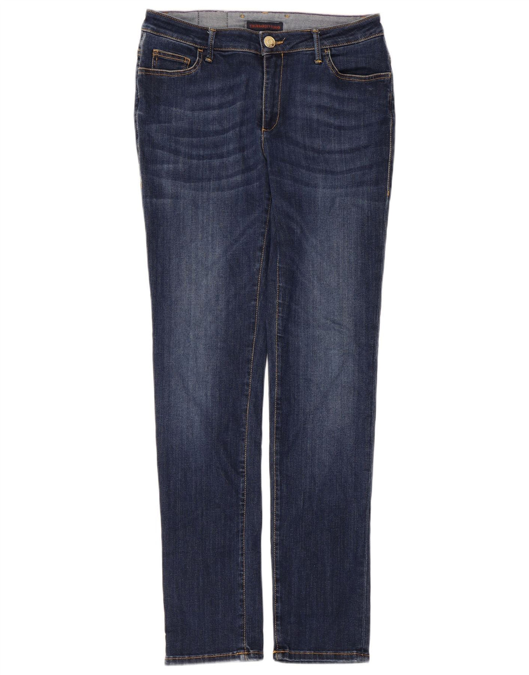 Trussardi Femme Jean Slim IT 43 Moyen W29 L30 Bleu