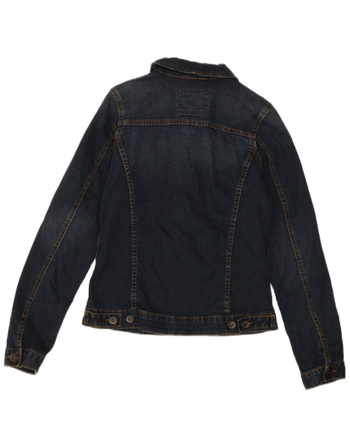 Chaqueta vaquera para mujer Fat Face UK 10 Small Azul marino Algodón