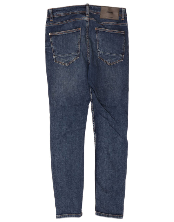 Zara Herren Skinny Jeans EU 40 Medium W31 L29 Blaue Baumwolle