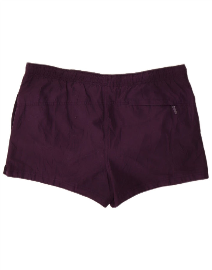 CALVIN KLEIN Mens Graphic Swimming Shorts Large  Purple Polyester