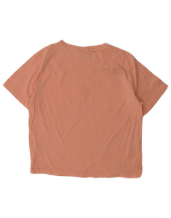 Dziewczęcy T-shirt z grafiką Diadora Top 11-12 lat XL, różowy, blok kolorów
