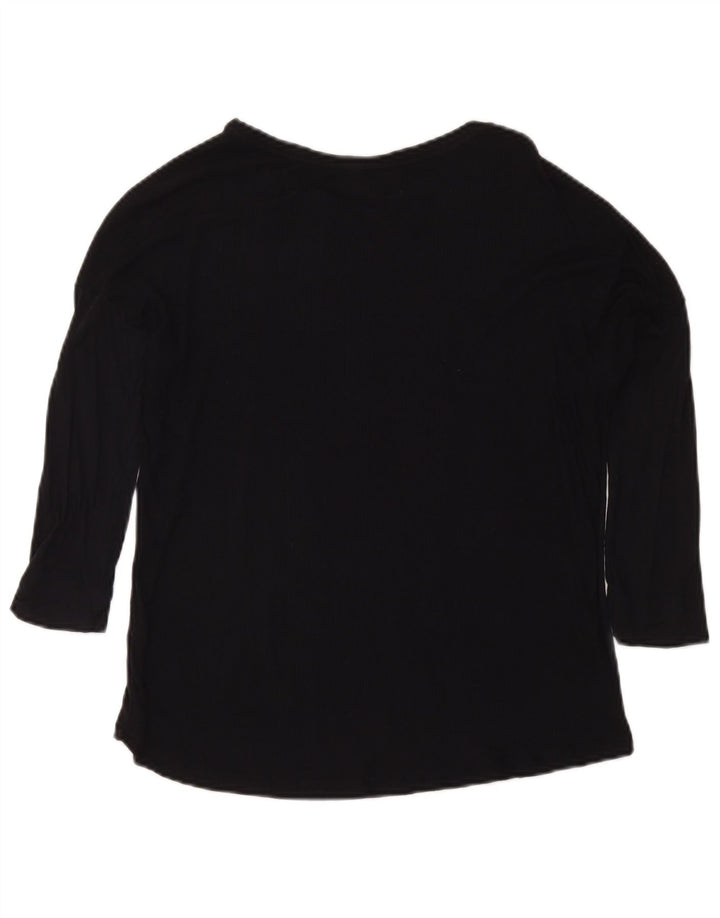 Maglia da donna Massimo Dutti manica 3/4 UK 12 media nera