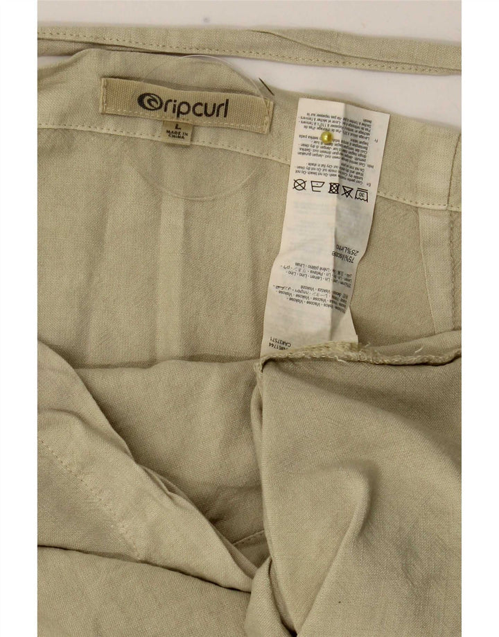 Rip Curl Womens Wrap Nederdel Large W30 Green Viscose