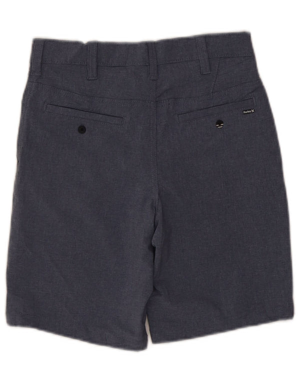 Hurley Boys Chino Shorts 10-11 Years Medium W26 Blue