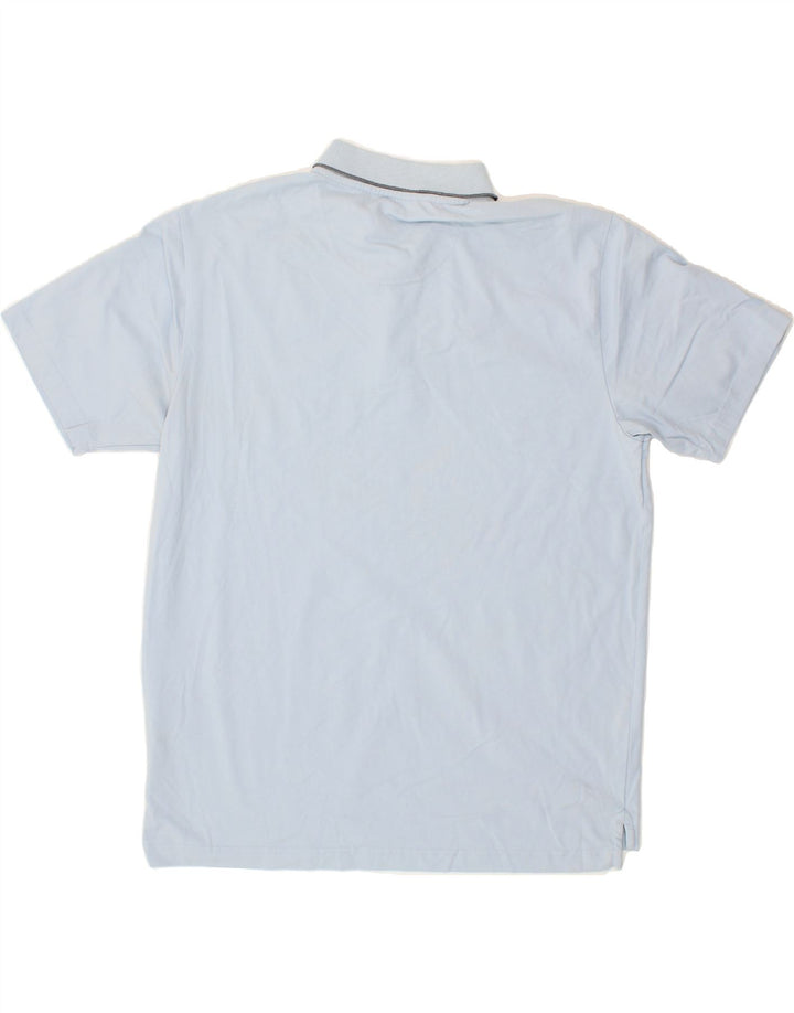 DOCKERS Mens Polo Shirt Large Blue Cotton Vintage Dockers and Second-Hand Dockers from Messina Hembry 