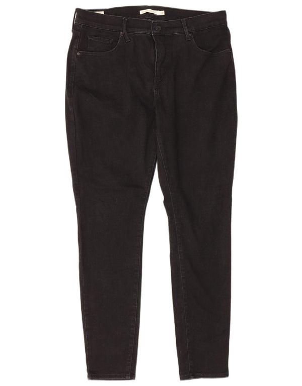Levi's Mens 311 Shaping Skinny Jeans US 16 2XL W34 L29 Algodón Negro