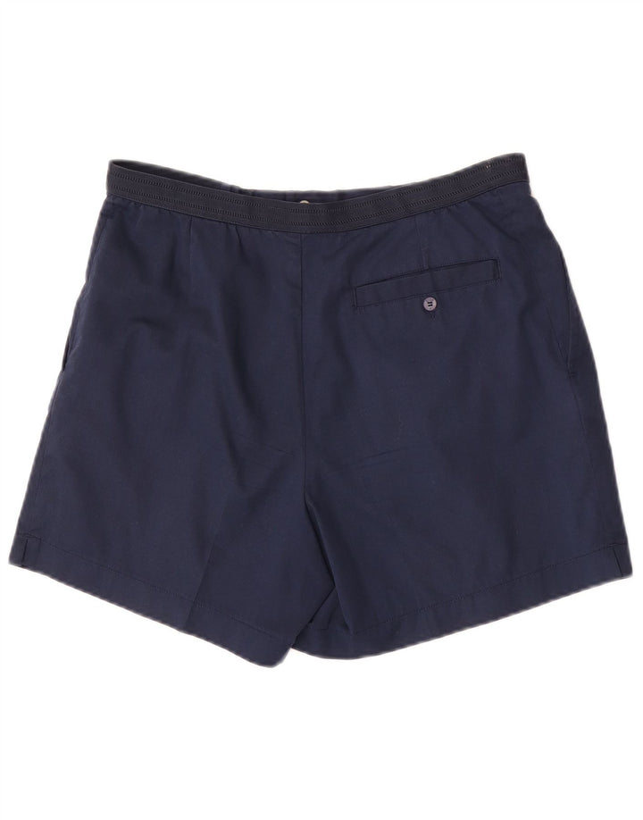 Fila Mens Pegged Chino Shorts IT 48 Medium W32 Navy Blue Polyester