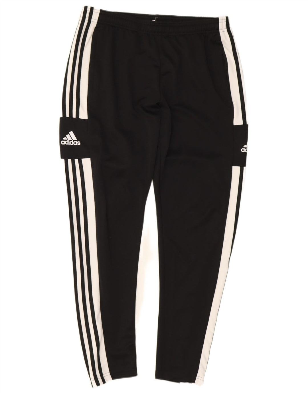 Adidas Mens Graphic Tracksuit Trousers Large Black Polyester
