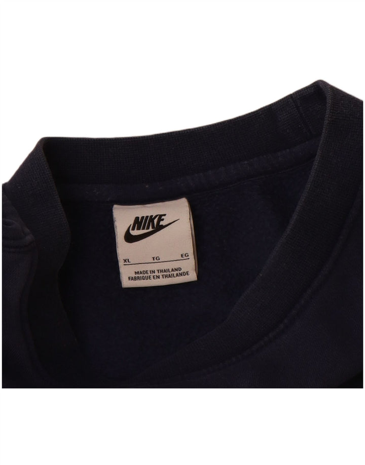 Nike Mens Sweatshirt Jumper XL Navy Blue Cotton