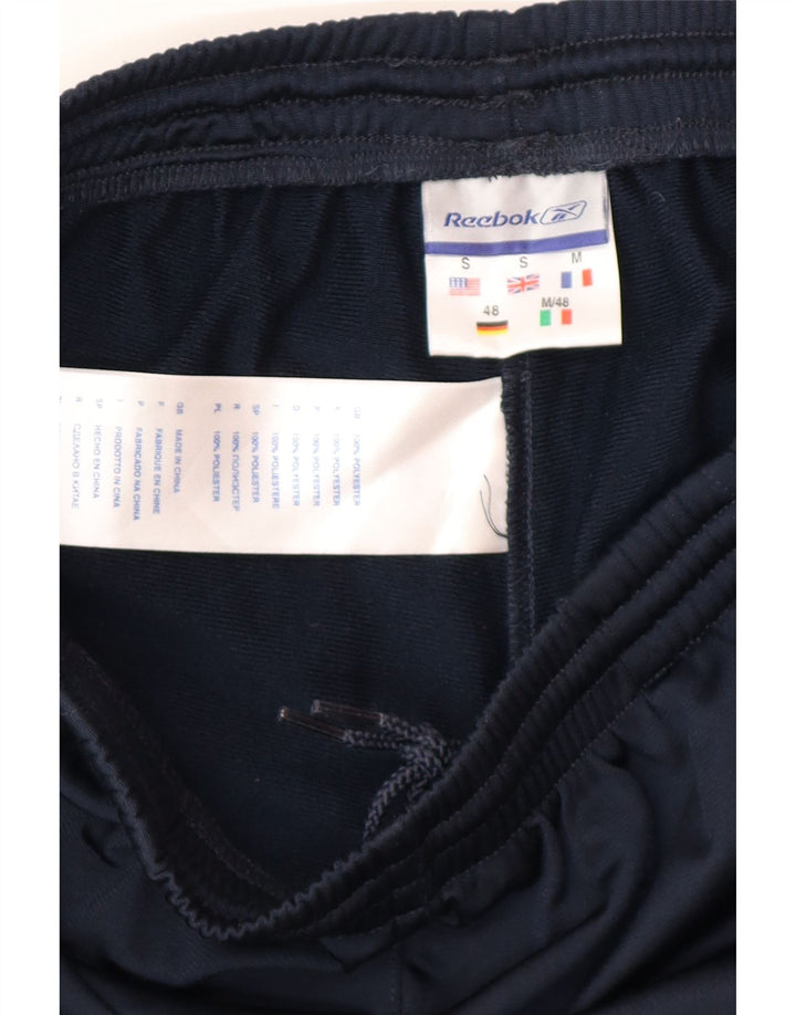 Reebok Pantalon De Survêtement Homme Small Bleu Marine Colorblock Polyester