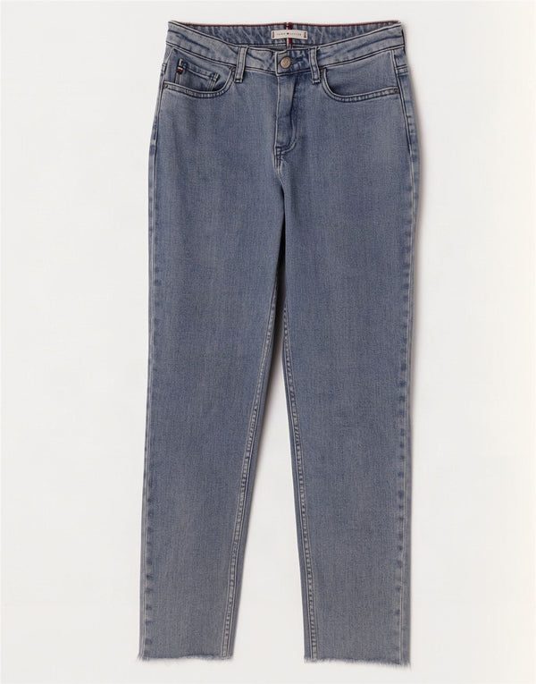 Vaqueros Tommy Hilfiger Gramercy Crop Tapered para Mujer W27 L25 Algodón Azul