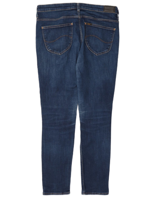 Lee Damen Scarlett Skinny Jeans W32 L31 Marineblaue Baumwolle