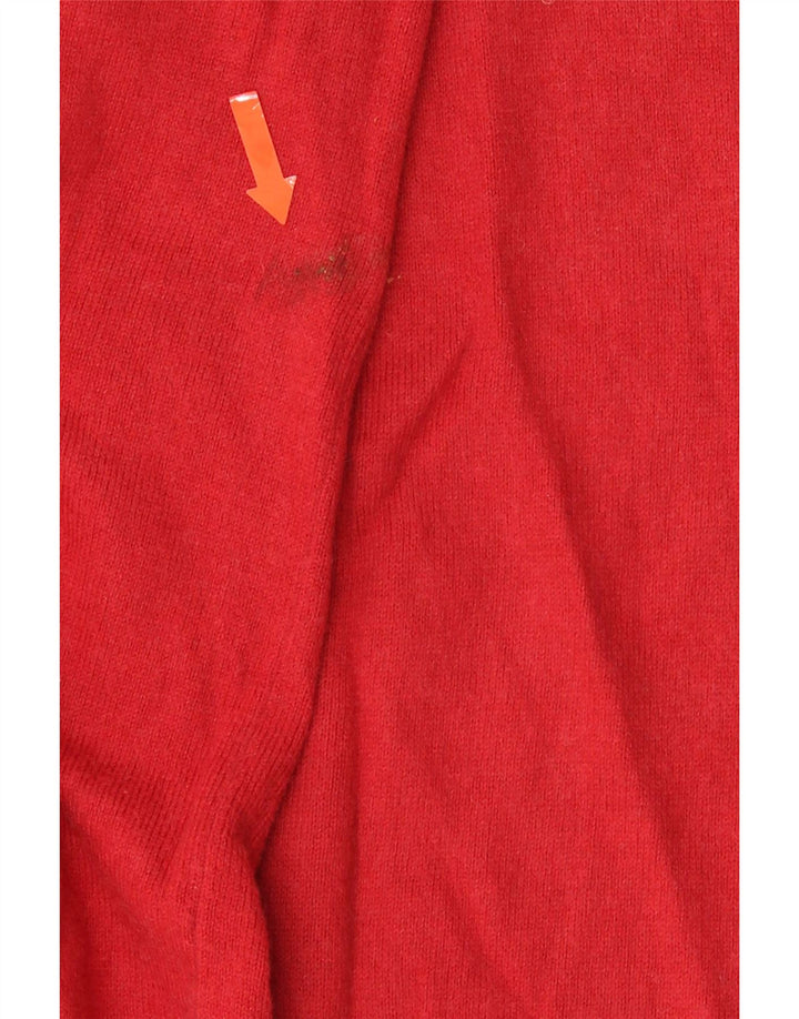 Gap Mens Crew Neck Jumper Sweater Large Red Cotton