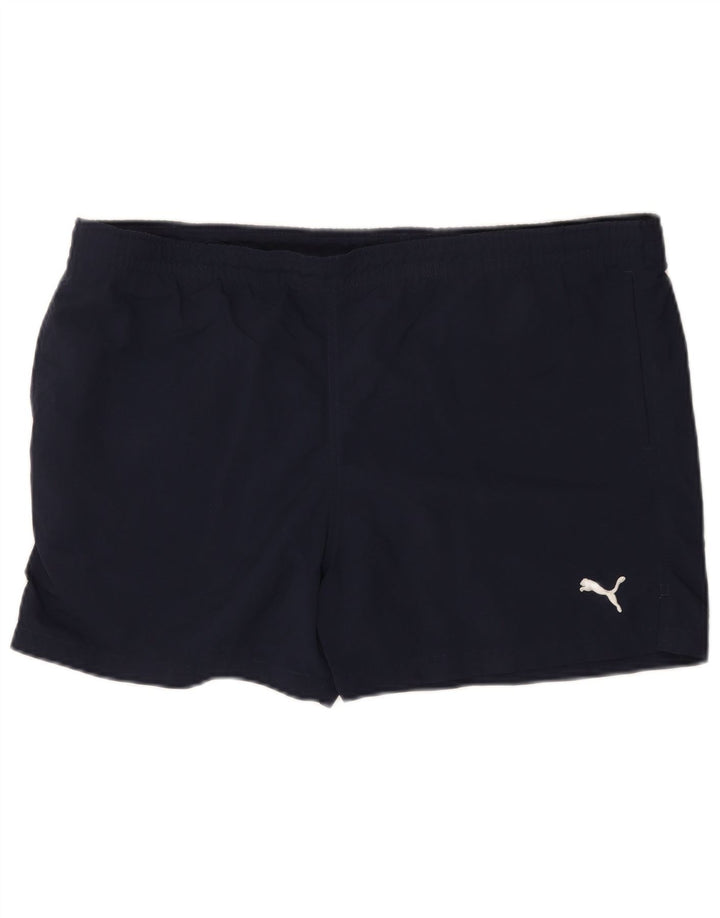 Puma Mens Sport Shorts XL Navy Blue Polyamide