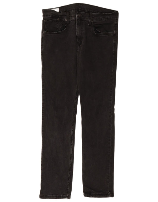 Levi's Mens Slim Jeans W34 L32 Grey Cotton