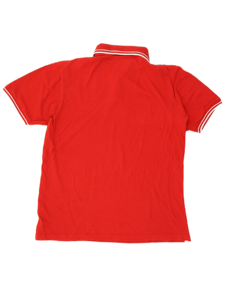 UMBRO Mens Polo Shirt Large Red Cotton