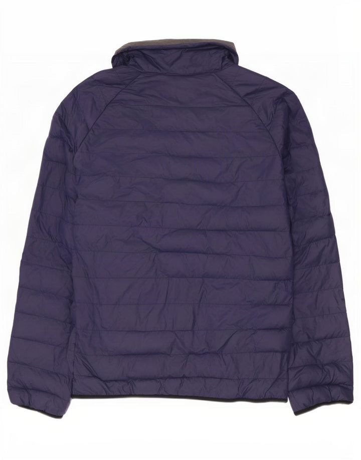 Kappa Veste matelassée pour homme UK 40 Large Bleu Marine Polyamide
