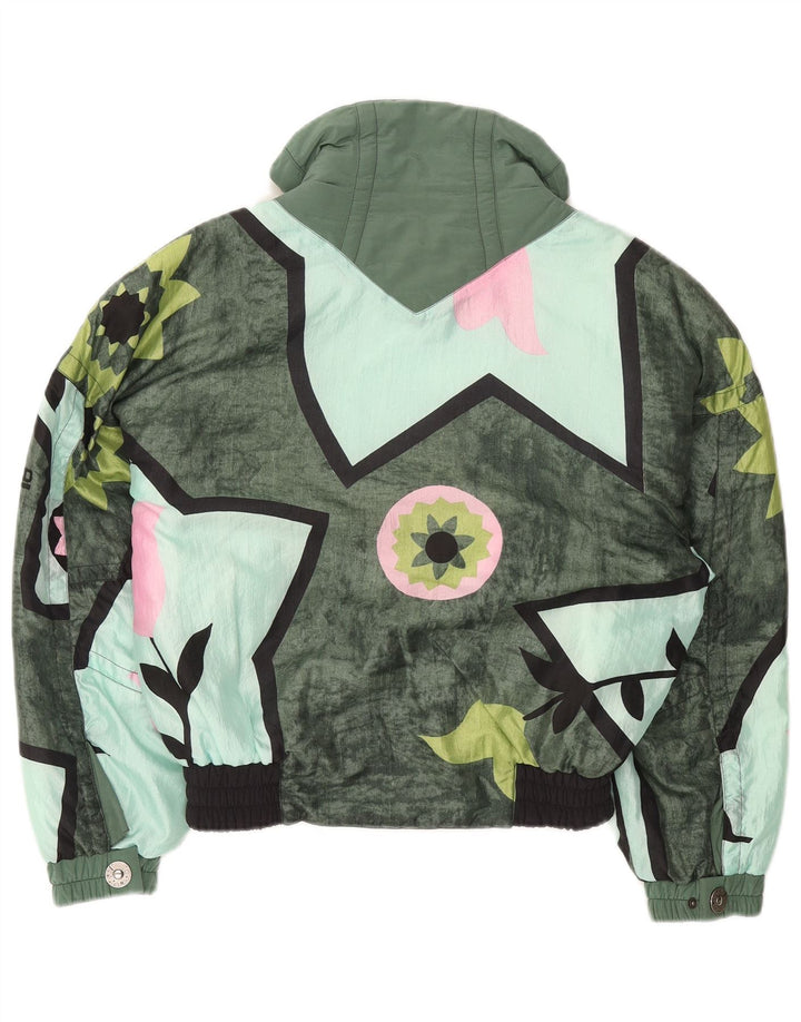 Giacca a vento corta da donna HEAD UK 14 Colorblock verde medio