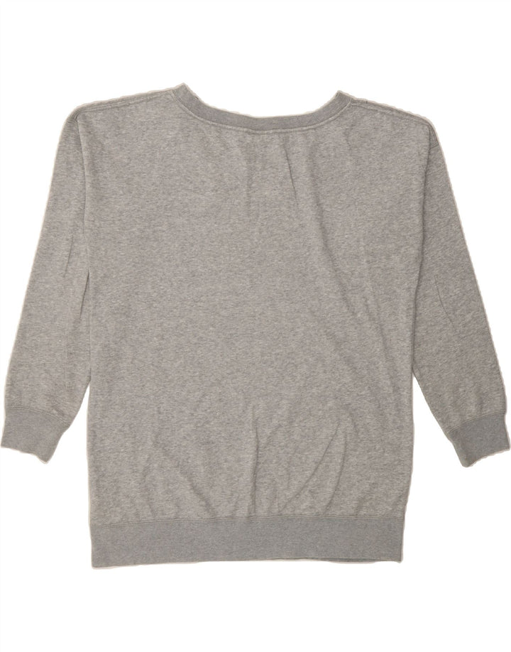 NIKE Womens Sweatshirt Jumper UK 16 Large Grey Cotton Vintage Nike and Second-Hand Nike from Messina Hembry 