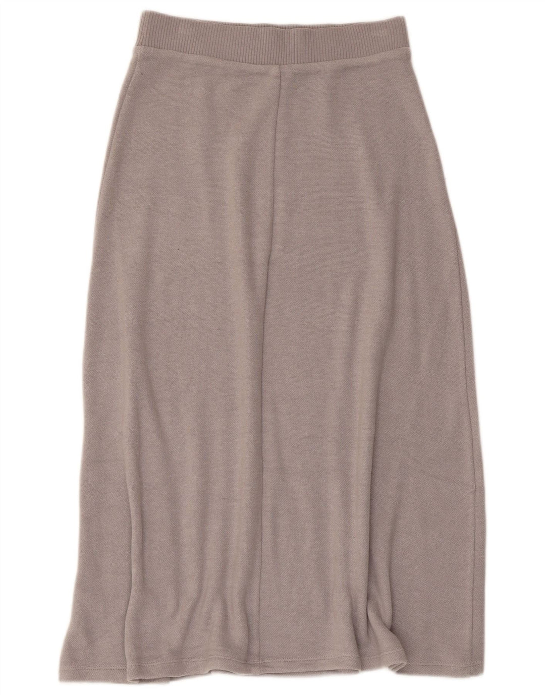 Gonna svasata in maglia da donna Zara piccola W26 in viscosa grigia