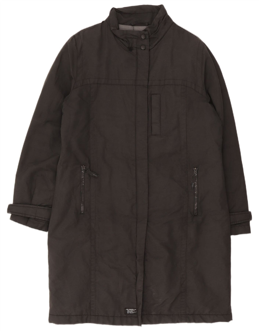 Levi's Womens Windbreaker Coat UK 18 XL Grey Cotton
