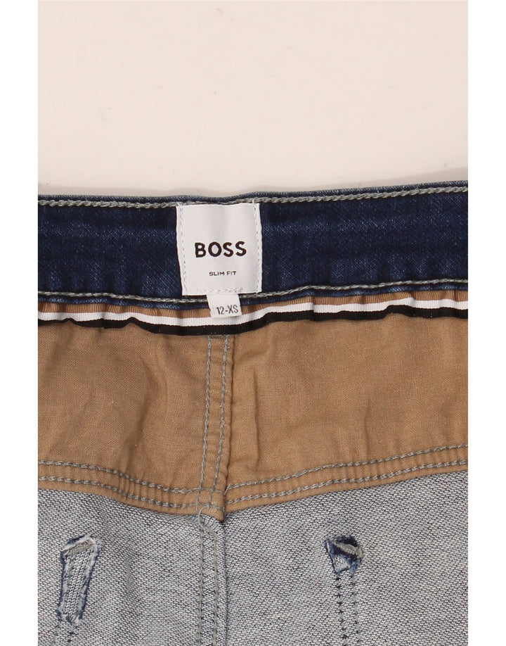 HUGO BOSS Boys Slim Jeans 11-12 Years XS Blue