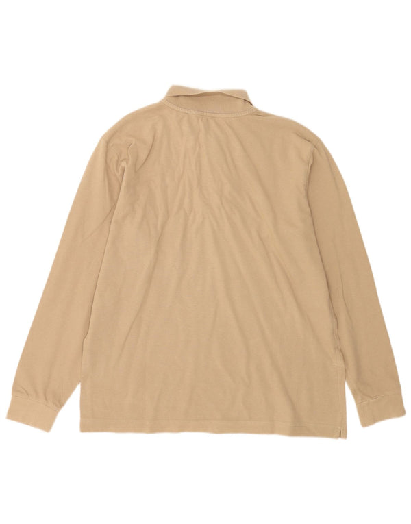 Kappa Langærmet Polo Shirt til mænd Medium Beige Bomuld