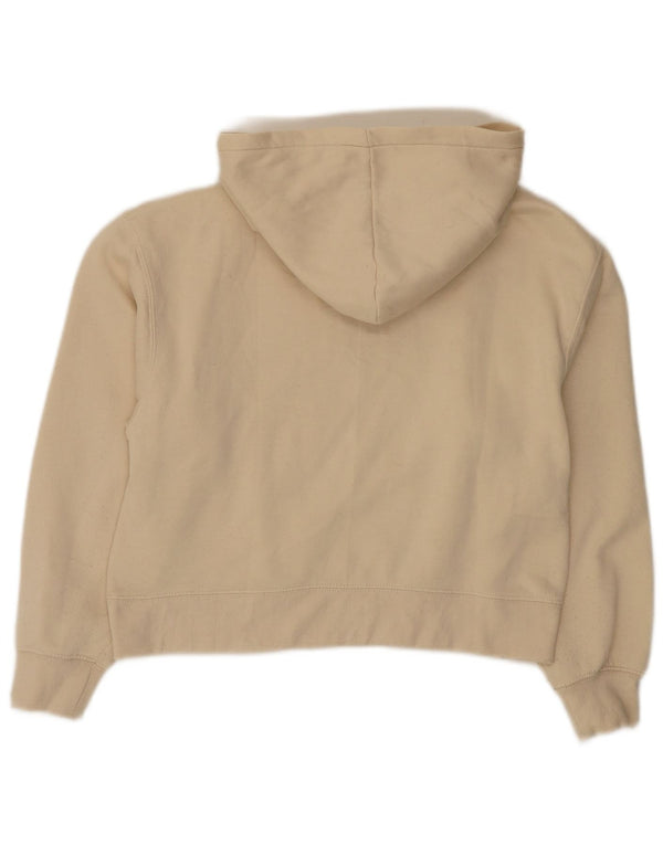 Pulover Crop Hoodie Zara Fete 13-14 Ani Bej Poliester