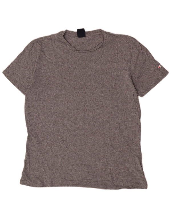 Champion Herren Slim Fit T-Shirt Top 2XL Grau Baumwolle