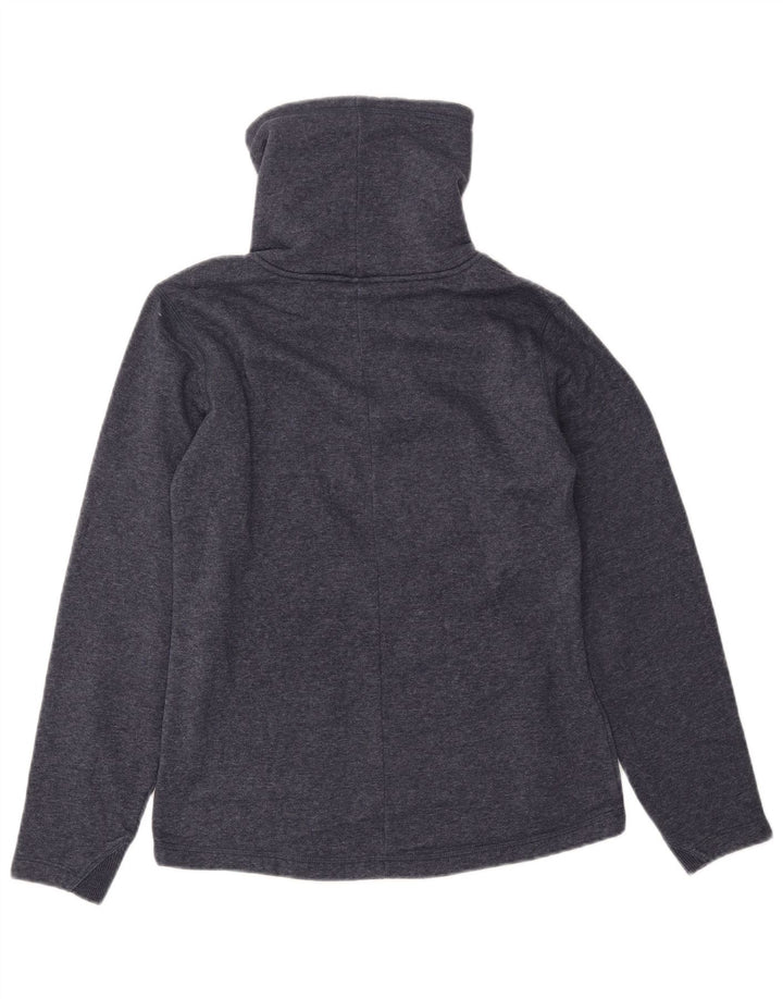 CHAMPION Womens Sweatshirt Jumper UK 12 Medium Navy Blue