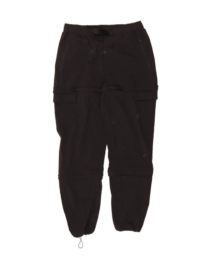 ATHLETA Womens Joggers Cargo Trousers US 8 Medium W30 L29 Black Nylon Vintage Athleta and Second-Hand Athleta from Messina Hembry 