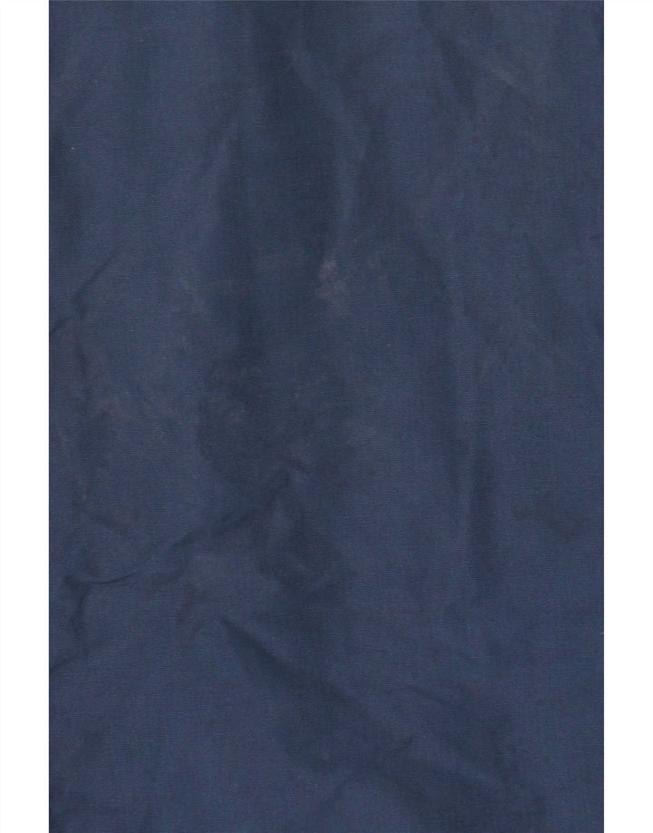 Woolrich Mens Bomber Jacket UK 40 Large Navy Blue Cotton